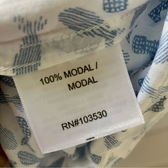 NWT Age Of Wisdom Men's Collared Shirt Fish Outdoors 100% Modal Sky Blue (Small) - Picture 7 of 7